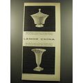 1959 Lenox China Advertisement - Madison Candy Jar and Regal Vase