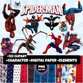 kit 122 Spiderman Clipart, Spiderman Png, Super...