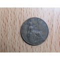 GB 1914 George V Farthing Coin