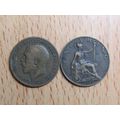 GB 1918 George V Farthing Coin