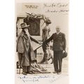 Edwardian Military Actor Memorial DOUBLE Hand S...