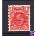 GREAT BRITAIN 1934 GEORGE V 1d SCARLET WMK INVE...