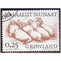 2000 Greenland Sc# 358 used - Hunter & walruses...