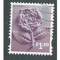ENGLAND £1.10 'TUDOR ROSE' (EN41) FINE USED (EB...