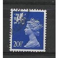 Wales.W53 20 1/2p Ultramarine.Fine Used.Mar19a