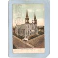 Rhode Island Pawtucket Postcard St John's Churc...
