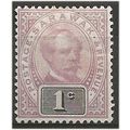 Sarawak 1892 SG8 1c Purple & Black Mounted Mint...