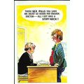 BAMFORTH COMIC "Stiff Neck" Postcard (1092)