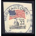 Used 1894 20c U.S. Flag Germantown, IL. E0403