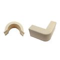 1.25 inch Surface Mount Cable Raceway, Ivory, O...