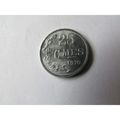 1970 LUXEMBOURG TWENTY FIVE CENTIMES FREE POST. Y