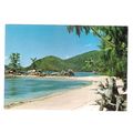 ANSE BOUDIN, PRASLIN ISLAND, SEYCHELLES used po...