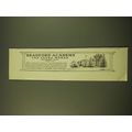 1918 Bradford Academy for Young Women Ad - 115t...