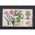 GB 1967 QE2 4d Wild Flowers Used stamp SG 720. ...