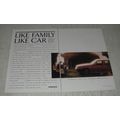 1990 Volvo 740 Car Ad - Like family like car