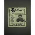 1990 Zero Gravity Windscreens Ad - the Best in Sportbike Windscreens