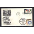 FDC Dual 2145 22c AMERIPEX '86 1311 5c SIPEX (C...
