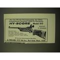 1966 Hy-Score Model 810 Target Air Rifle Ad - For the world championship