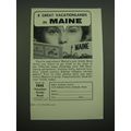 1962 Maine Tourism Advertisement - 8 great vacationlands in Maine