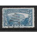 USA CANAL ZONE 1928 5c BLUE PANAMA CANAL UNDER ...