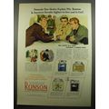 1952 Ronson Cigarettes Lighters Ad - Dramatic true stories explain why