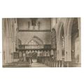 Blakeney Church Interior, Norfolk, Postcard.