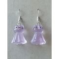 Luminous Cat Charms Glow in the Dark Resin Pendants Cute Kitten Earring