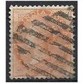 India 1856 SG44 2a Orange Good Used ..