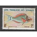 FRENCH SOMALI COAST 1958 ANIMALS FISHES BIRDS 1...