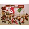 Vintage Lot of 33 pc Miniature Christmas Crafti...