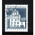 GERMANY 1966 1 DM BLUE BUILDINGS SG 1378 FINE U...