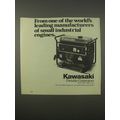 1980 Kawasaki Portable Generators Ad - Small Engines