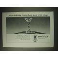 1989 Rolls Royce Cars Ad - Speak to Ernie Ferris about a car with wings