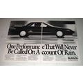 1989 Subaru XT-6 Car Ad - Never Called Account of Rain