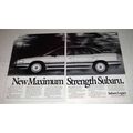 1989 Subaru Legacy Car Ad - New Maximum Strength