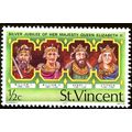 St Vincent 1977 QEII Silver Jubilee ½c Unmounte...