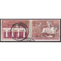 GB 1984 SG 1251a Used Se-Tenant Pair Europa/CEP...