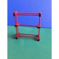 Towel Rail Mahogany Wooden 1:12th Dolls House M...