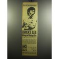 1975 Bruce Lee King of Kung-Fu Book by Felix De...