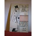 THE 'SIX' SENSES- No 2 HEARING unused antique p...