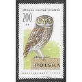 POLAND 1990 BIRD OWL PREY USED 200Zt