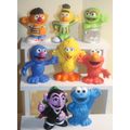 2018 Hasbro Sesame Street Lot of 8 Plastic Play...