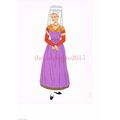 Normandy, Woman from Isigny, France, Costume, B...
