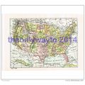 United States, Book Map Illustration (Print), J...