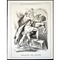 STRANGLING THE MONSTER 1881 John Tenniel Willia...