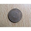 1971g 2 Pfennig Germany Coin