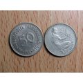 1971f 50 Pfennig Germany Coin
