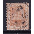 BRITISH GUIANA 1876-79 WMK CROWN CC 2c PERF 14 ...