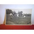 UNKNOWN FOOTBALL MATCH vintage photograph postc...