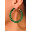 Dark Green St. Patricks Fashion Daring Sequin L...